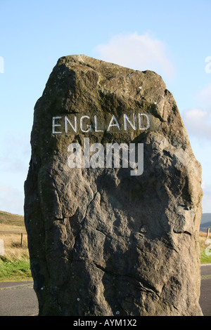 England marker at Carter Bar, crossing point between Scotland and ...