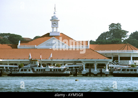 Singapore Sentosa Island Boat Harbour Stock Photo