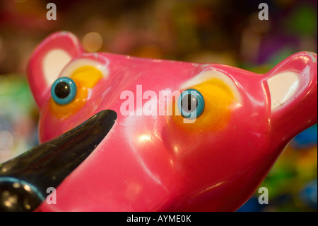 pink panther model at fair Stock Photo