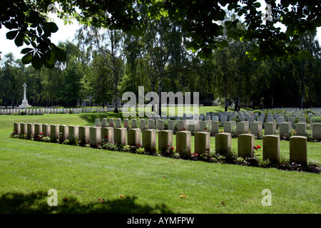 Graves of Commonwealth air crews, Berlin, Germany Stock Photo