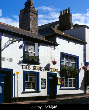 The Blue Anchor Public House in Brixham, Devon, England Stock Photo