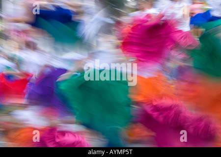 Christmas parade, San Juan, Puerto Rico Stock Photo