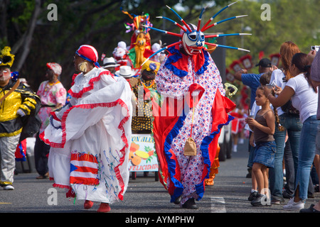 Christmas parade, San Juan, Puerto Rico Stock Photo