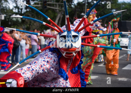 Christmas parade, San Juan, Puerto Rico Stock Photo