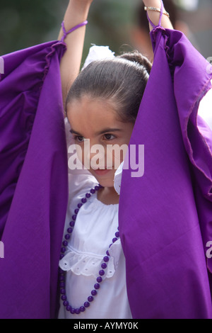 Christmas parade, San Juan, Puerto Rico Stock Photo