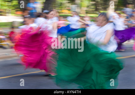 Christmas parade, San Juan, Puerto Rico Stock Photo