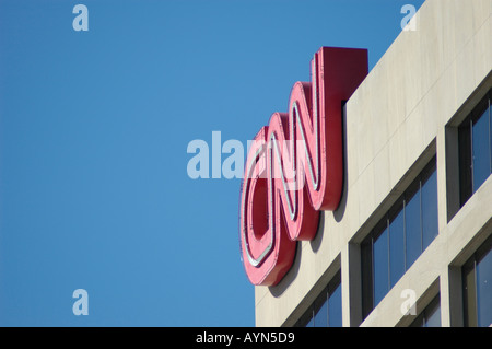 CNN Center in Atlanta Georgia GA USA TV Tele Stock Photo