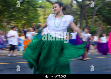 Christmas parade, San Juan, Puerto Rico Stock Photo