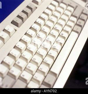 QWERTY keyboard close-up shot. QWERTY is a keyboard layout for Latin ...