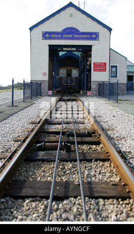 Great Orme Tramway Stock Photo