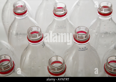 Empty plastic bottles Stock Photo