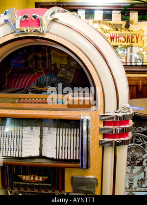 Juke Box in Dublin Pub, Ireland Stock Photo