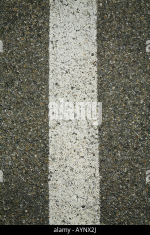 Median strip of a road Stock Photo