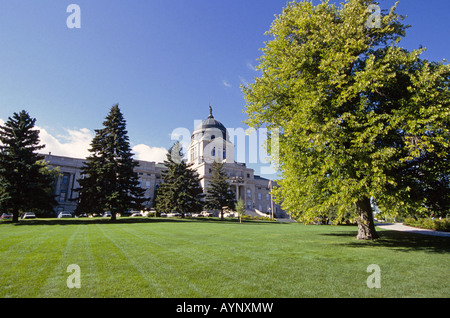 A view of the capitol building of Montana in Helena the capital city Stock Photo