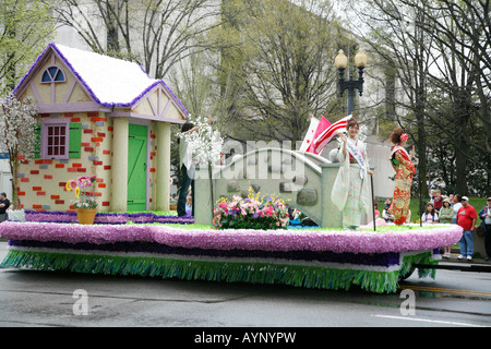 Parade, Cherry Blossoms Festival, Washington DC, USA Stock Photo