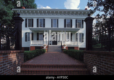 Restored 19th century homes in Old Alabama Town, Montgomery Alabama USA Stock Photo