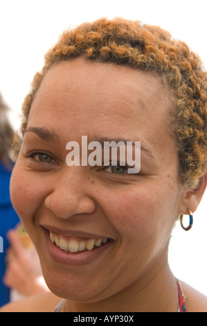 Australian Aboriginal woman Stock Photo