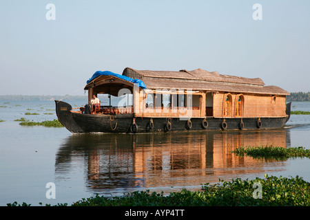 A house boat in kumorkom lake,kerala,india Stock Photo