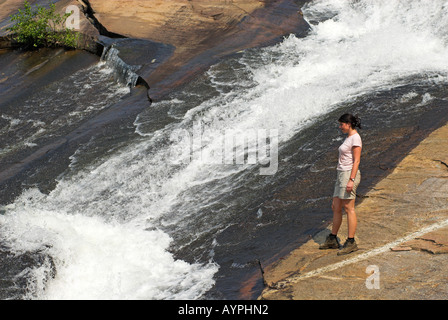 Oceana Falls, Tallulah Gorge State Park, Georgia, USA Stock Photo