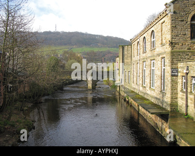 UNITED KINGDOM. Hebden Bridge in Yorkshire Stock Photo - Alamy