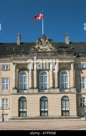 Detail Amalienborg The Royal Palace Copenhagen Denmark Stock Photo