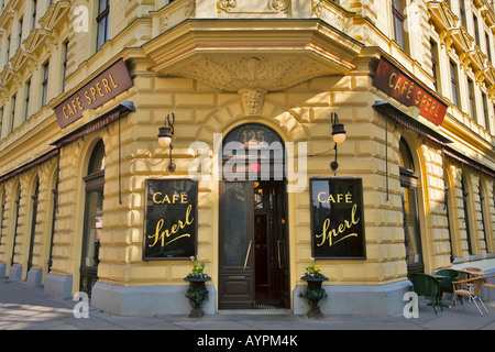 Cafe Sperl, traditional Viennese cafe, Vienna, Austria, Europe Stock Photo