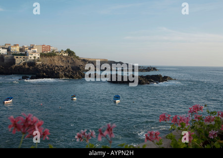 Fishing boats, Alcala, Tenerife, Canary Islands, Spain Stock Photo