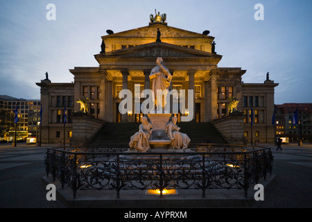 Schiller Memorial And Concerthall On The Gendarmenmarkt, Mitte, Berlin 