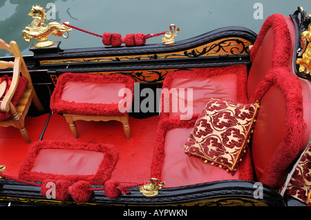 Detail, gondola, Venice, Veneto, Italy, Europe Stock Photo