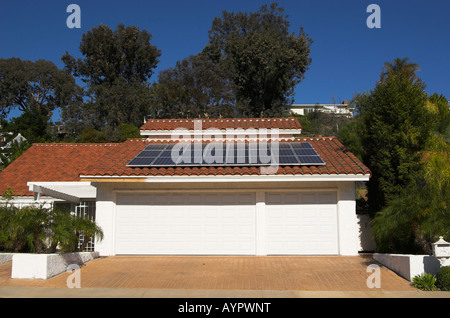 Residential solar panels Stock Photo