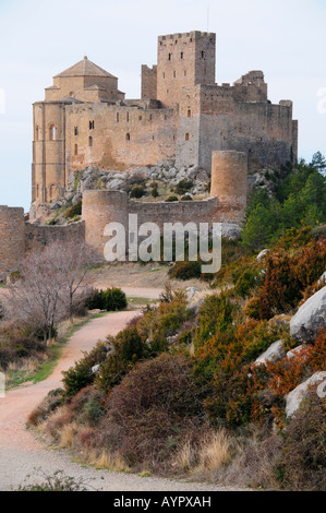 Loarre Castle, Loarre, Huesca Province, Aragón, Spain, Europe Stock Photo