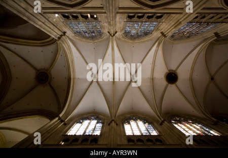 Interior, Regensburg Cathedral (St. Peter's Cathedral), Regensburg, Bavaria, Germany Stock Photo
