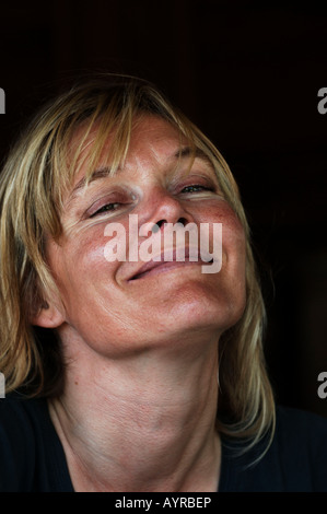 Portrait of a thirty five year old woman Stock Photo