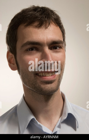 Portrait of a smiling businessman Stock Photo