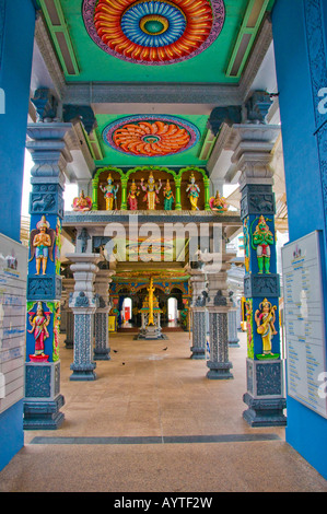 Sri Srinivasa Perumal Temple in Singapore dedicated to Vishnu Stock Photo