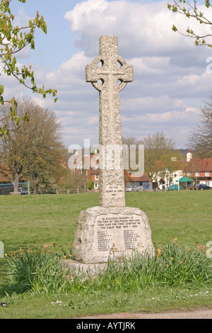 War Memorial Wisborough Green Village West Sussex UK Stock Photo