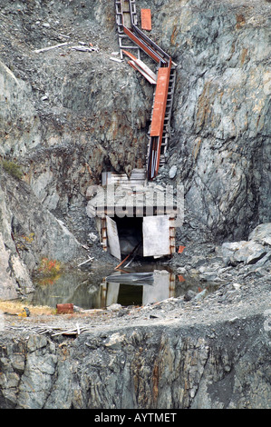 old Giant gold mine, Yellowknife, Northwest Territories, Canada Stock Photo