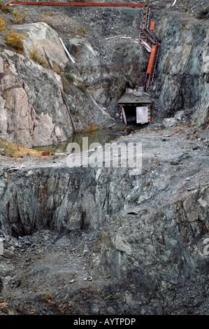 old Giant gold mine, Yellowknife, Northwest Territories, Canada Stock Photo
