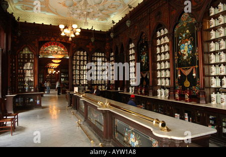 View of the decor of a bar Havana Cuba Stock Photo