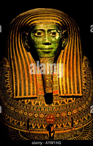 Peftjauneith Coffin mummy sarcophagus Egypt Tomb Stock Photo