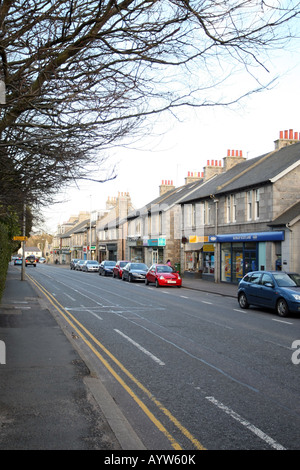 The village of Cults on the outskirts of the oil rich city of Aberdeen ...