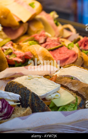 Sandwich shop in Nice, South France Stock Photo