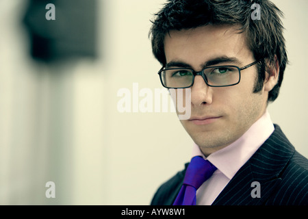 Smart young business man Stock Photo