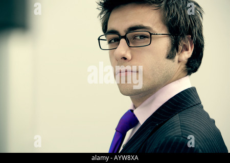 Smart young business man Stock Photo