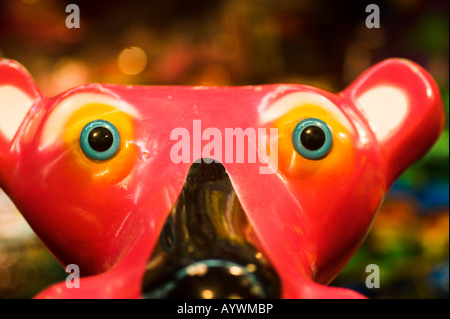 pink panther model at a fair Stock Photo