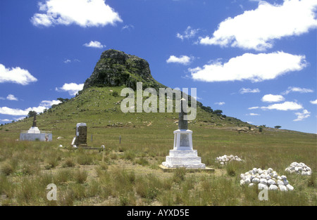 Isandlwana battlefield and monuments Natal South Africa Stock Photo