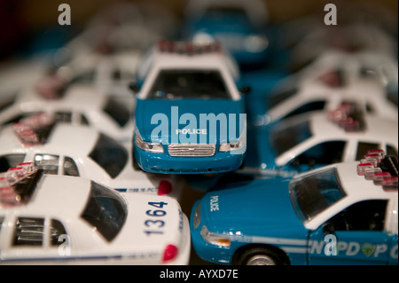 NYPD model cars 13 February 2005 Stock Photo