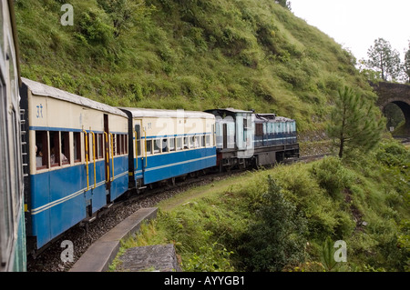 Famous Shimla Kalka Toy Train Himachal Pradesh India Stock Photo