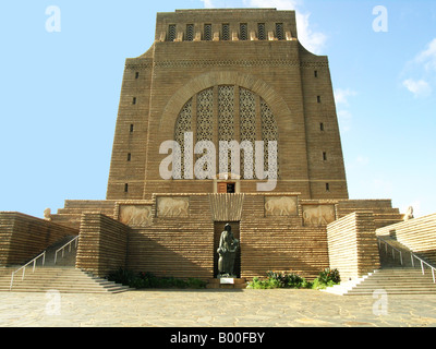 Front view of Voortrekker Monument in Pretoria South Africa Stock Photo