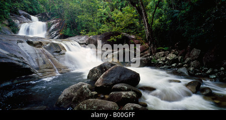 Josephine Falls Wooroonooran National Park Queensland Australia Stock Photo